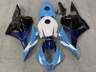 Carenado Moto Honda CBR600RR 2009-2012 - Blanco Azul Negro Brillante