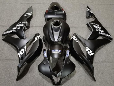 Carenados Moto Honda CBR600RR 2007-2008 - Negro Mate Blanco Repsol