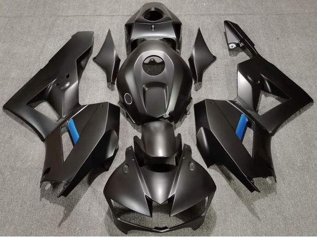 Carenados Moto Honda CBR600RR 2013-2026 - Negro Mate Azul Claro