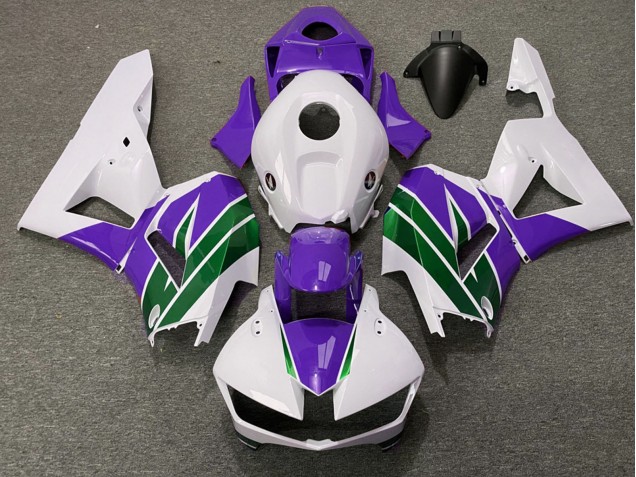 Carenados Moto Honda CBR600RR 2013-2026 - Blanco Púrpura Verde