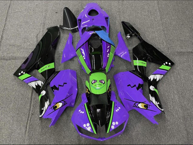 Carenados Moto Honda CBR600RR 2013-2026 - Púrpura Verde Azul Negro Brillante Tiburón