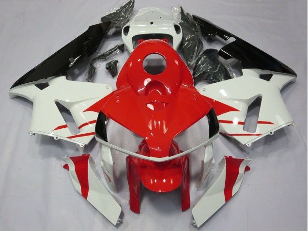 Carenados Moto Honda CBR600RR 2005-2006 - Blanco Rojo Negro