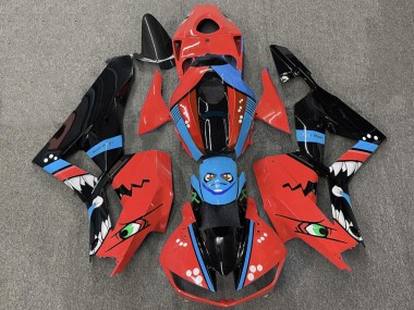 Carenados Moto Honda CBR600RR 2013-2026 - Rojo Azul Negro Brillante Tiburón