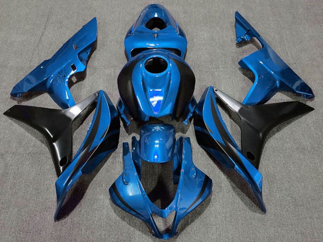 Carenados Moto Honda CBR600RR 2007-2008 - Sapphire Azul Negro OEM Estilo
