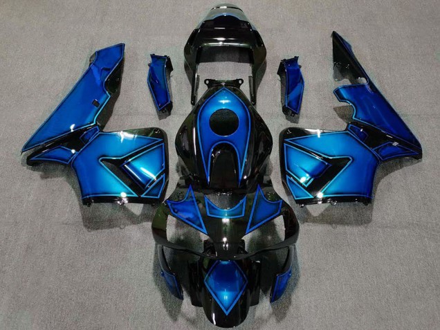 Carenados Moto Honda CBR600RR 2003-2004 - Azul Negro Brillante