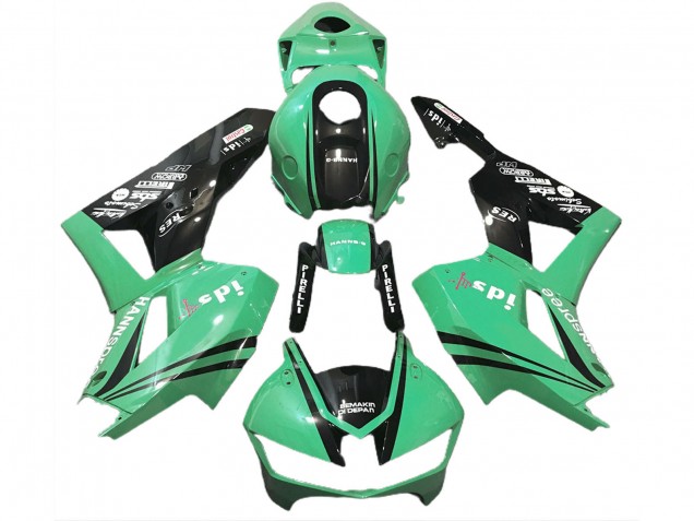 Carenados Moto Honda CBR600RR 2013-2026 - Verde Negro Brillante