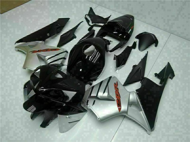 Carenados Moto Honda CBR600RR 2005-2006 - Negro Brillante Plata