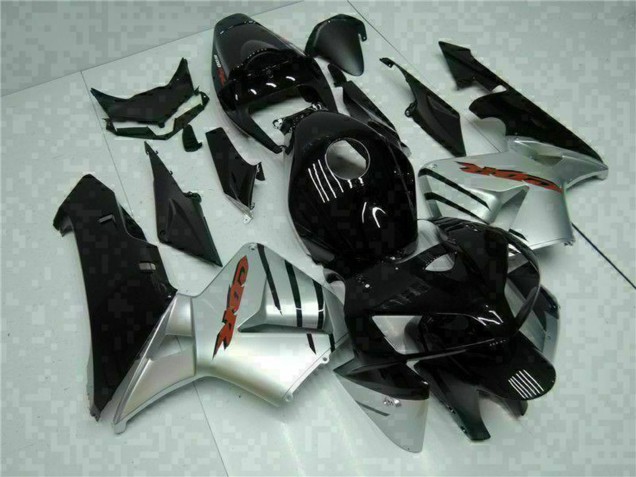 Carenados Moto Honda CBR600RR 2005-2006 - Negro Brillante Plata