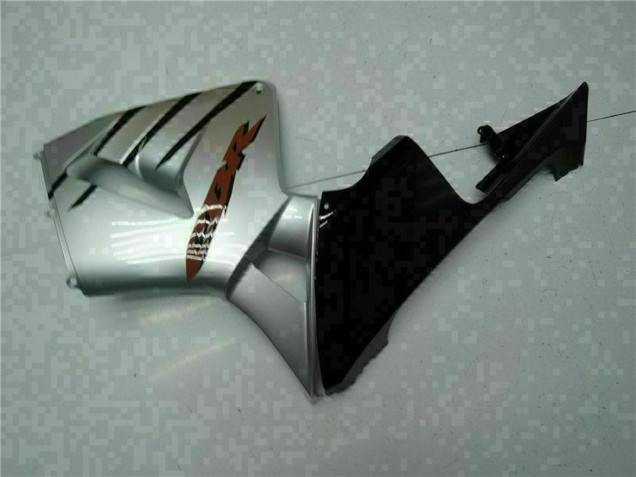Carenados Moto Honda CBR600RR 2005-2006 - Negro Brillante Plata