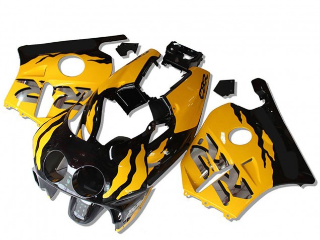 Carenados Moto Honda CBR250RR 1990-1998 - Amarillo Negro Brillante RR
