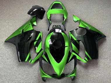 Carenados Moto Honda CBR600 F4i 2001-2003 - Verde Negro Brillante