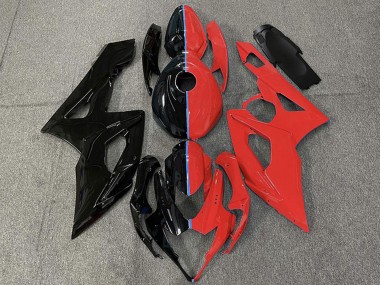 Carenados Moto Suzuki GSXR 1000 2005-2006 - Negro Brillante Rojo
