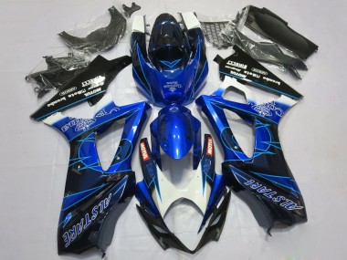 Carenados Moto Suzuki GSXR 1000 2007-2008 - Azul Negro Corona