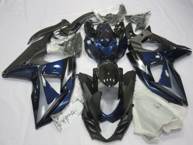 Carenados Moto Suzuki GSXR 1000 2009-2016 - Azul Plata Negro