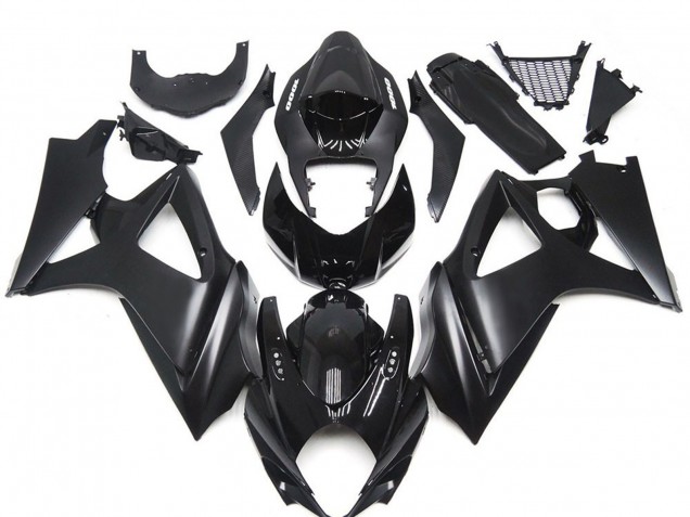 Kits Carenado Moto Suzuki GSXR 1000 2007-2008 - Negro Brillante Negro Mate