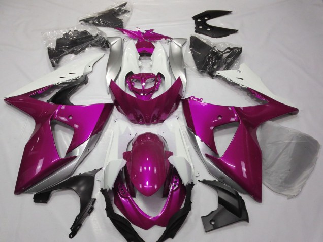 Carenados Moto Suzuki GSXR 1000 2009-2016 - Rosa Blanco