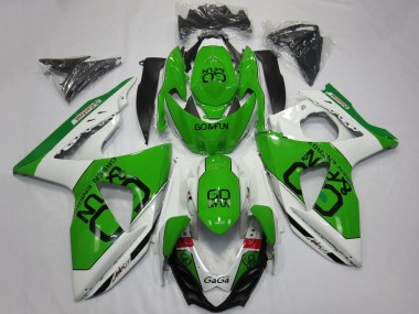 Carenados Moto Suzuki GSXR 1000 2009-2016 - Blanco Verde Go Fun