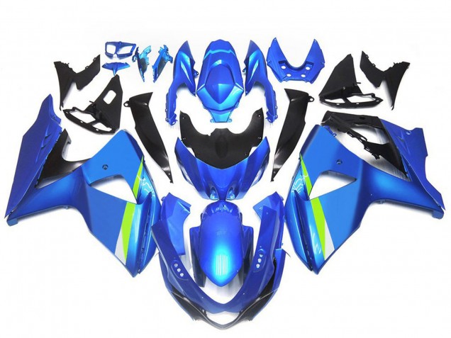 Carenados Moto Suzuki GSXR 1000 2009-2016 - Azul Verde Negro
