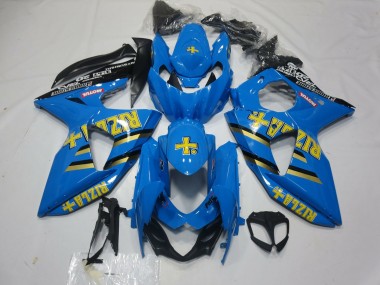Carenados Moto Suzuki GSXR 1000 2009-2016 - Azul Oro Negro Rizla