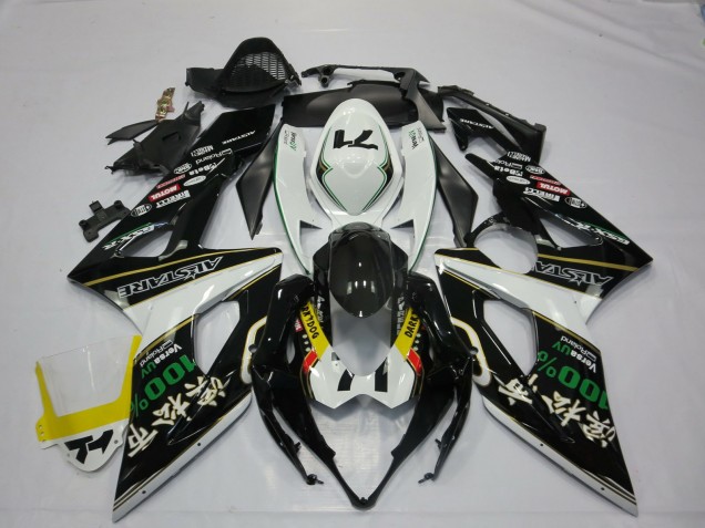 Carenados Moto Suzuki GSXR 1000 2005-2006 - Blanco Negro Amarillo Rojo Verde RockStar