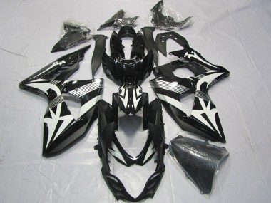 Carenados Moto Suzuki GSXR 1000 2009-2016 - Negro Blanco