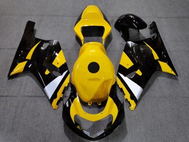 Carenados Moto Suzuki GSXR 600 / GSXR 750 2001-2003 - Amarillo Blanco Negro Brillante