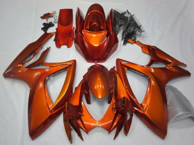 Carenados Moto Suzuki GSXR 600 / GSXR 750 2006-2007 - Burnt Naranja