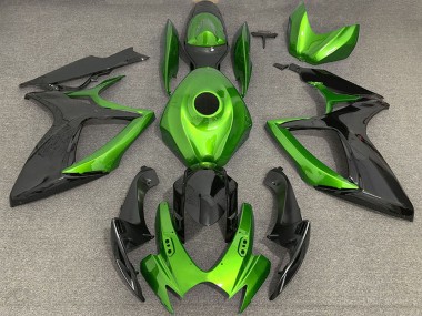 Carenados Moto Suzuki GSXR 600 / GSXR 750 2006-2007 - Verde Negro