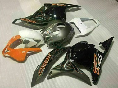 Carenados Moto Honda CBR600RR 2009-2012 - Blanco Naranja Negro Brillante