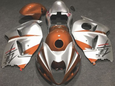 Carenados Moto Suzuki GSXR 1300 1996-2007 - Naranja Brillante Plata