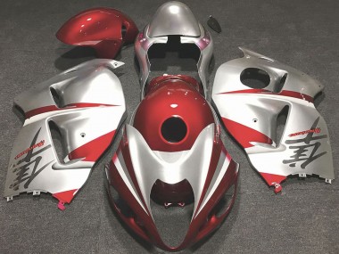 Carenados Moto Suzuki GSXR 1300 1996-2007 - Rojo Brillante Plata