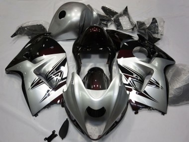 Carenados Moto Suzuki GSXR 1300 1996-2007 - Plata Rojo Oscuro