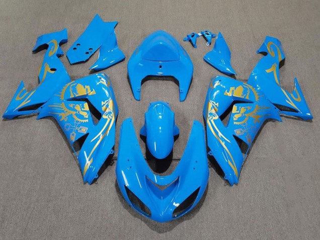 Carenados Moto Kawasaki ZX10R 2006-2007 - Azul Claro Oro