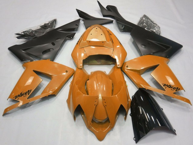 Carenados Moto Kawasaki ZX10R 2004-2005 - Naranja Perla Negro