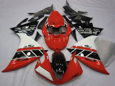 Carenados Moto Yamaha R1 2012-2014 - Rojo Blanco Negro Brillante