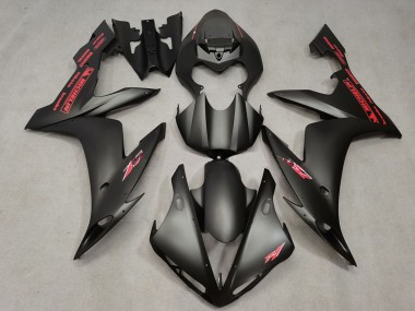 Carenados Moto Yamaha R1 2004-2006 - Negro Mate Rojo