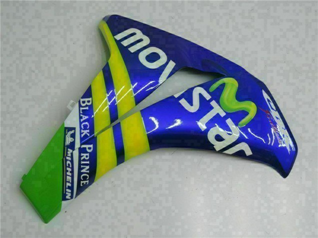 Carenados Moto Honda CBR1000RR 2008-2011 - Azul Amarillo Verde MoviStar Castrol