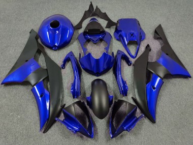 Carenado Moto Yamaha R6 2008-2016 - Azul Negro Mate