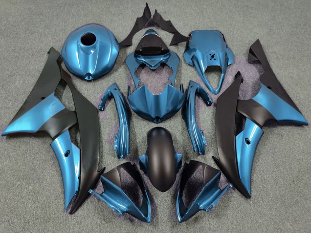 Carenados Moto Yamaha R6 2008-2016 - Azul Negro Mate