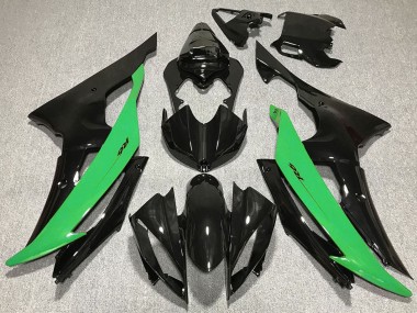 Carenado Moto Yamaha R6 2008-2016 - Verde Negro Brillante