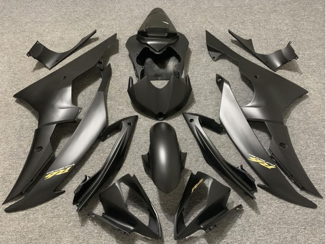 Carenados Moto Yamaha R6 2008-2016 - Gris Mate Negro Oro Calcomanías
