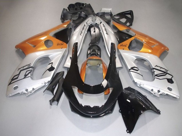 Carenados Moto Yamaha YZF600R Thundercat 1996-2007 - Plata Naranja Negro
