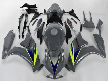Carenados Moto Honda CBR1000RR 2012-2016 - Nardo Gris Azul Fluo Amarillo
