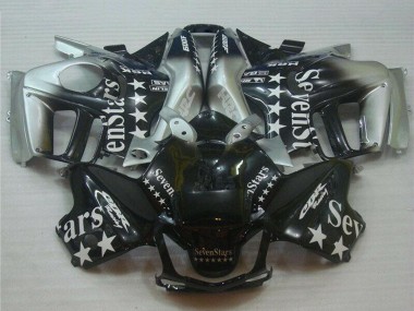 Carenados Moto Honda CBR600 F3 1995-1996 - Plata Negro Brillante SevenStars