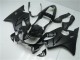 Carenados Moto Honda CBR600 F4i 2001-2003 - Negro Brillante Negro Mate