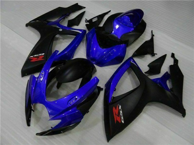 Carenados Moto Suzuki GSXR 600/750 2006-2007 - Azul Negro Mate Rojo
