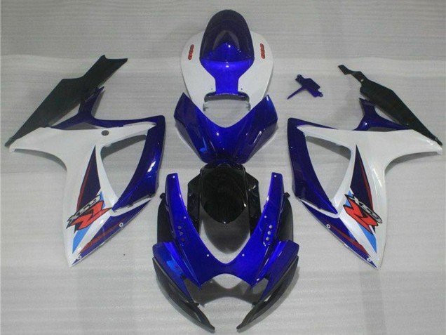 Carenados Moto Suzuki GSXR 600/750 2006-2007 - Blanco Azul Negro Rojo
