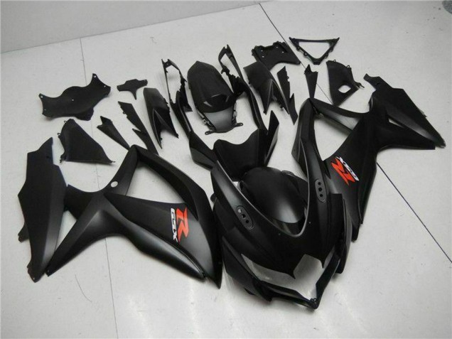 Carenados Moto Suzuki GSXR 600/750 2008-2010 - Negro Mate Rojo