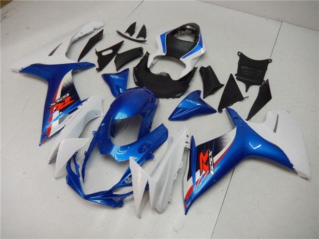 Carenado Moto Suzuki GSXR 600/750 2011-2024 - Blanco Azul Negro Rojo
