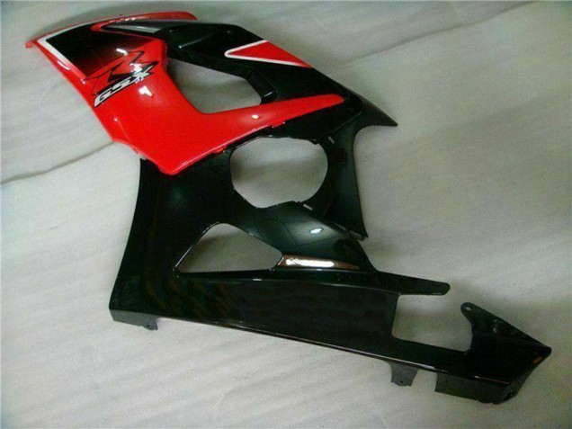 Carenados Moto Suzuki GSXR 1000 2005-2006 - Rojo Negro Brillante Negro Mate